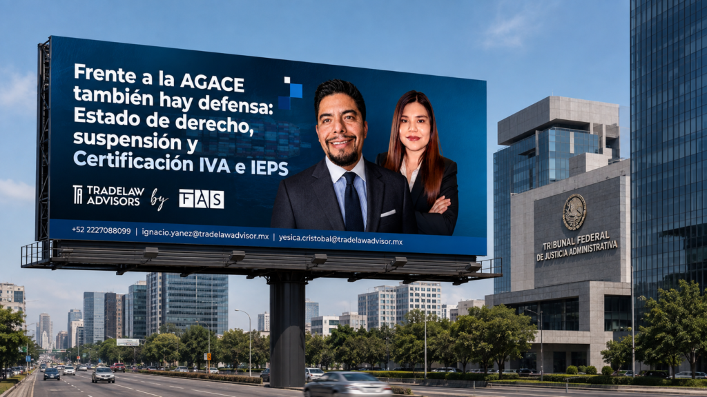 Medida cautelar del TFJA que suspende provisionalmente la ejecución de actos de AGACE vinculados con la Certificación IVA e IEPS.